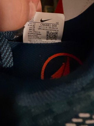 Zapatillas Nike Running Naranja y Azul Talla 42