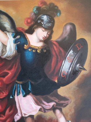 ÓLEO SAN MIGUEL ARCÁNGEL