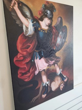 ÓLEO SAN MIGUEL ARCÁNGEL