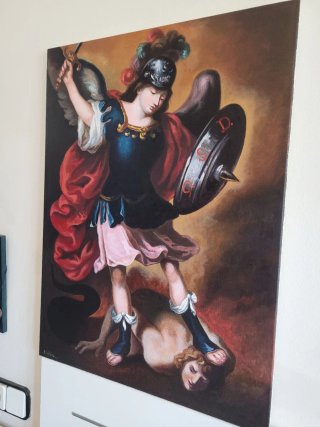 ÓLEO SAN MIGUEL ARCÁNGEL
