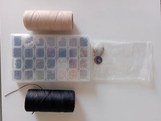 Kit Macramé Piedras Naturales