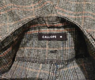 Calliope Pantalone casual grigio donna a quadretti