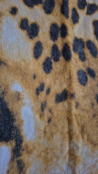 Toalla con estampado de guepardo