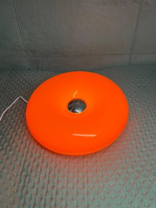 Lampada Stile IKEA Varmblixt Donut Arancione