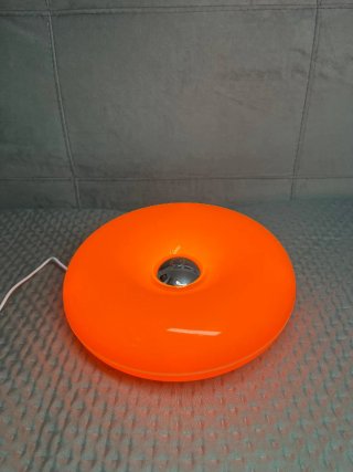 Lampada Stile IKEA Varmblixt Donut Arancione
