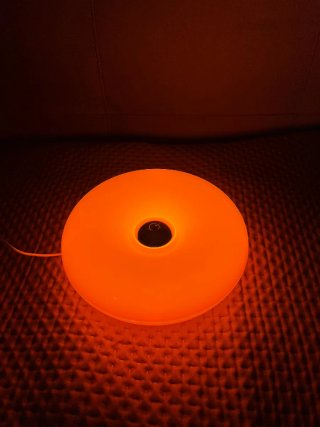 Lampada Stile IKEA Varmblixt Donut Arancione