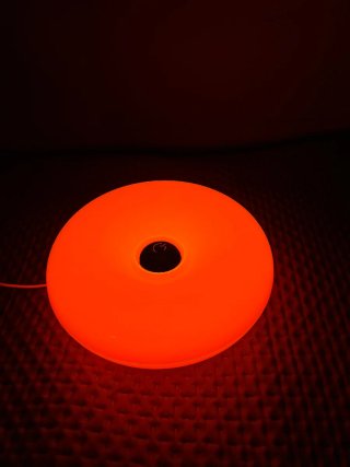 Lampada Stile IKEA Varmblixt Donut Arancione