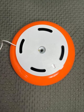 Lampada Stile IKEA Varmblixt Donut Arancione
