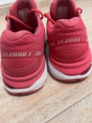 Zapatillas Asics Running Mujer Rosa/Blanco