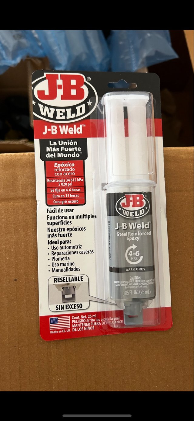JB Weld Epóxico Reforzado con Acero