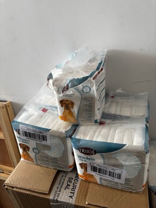 5 paquetes pañales para perros machos Talla L-XL