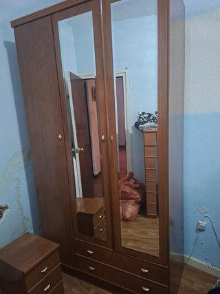 Dormitorio puente 2 mesitas sinfonier cama 120