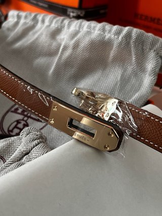 Cinturón Hermès Marrón Mujer