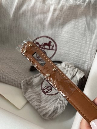 Cinturón Hermès Marrón Mujer