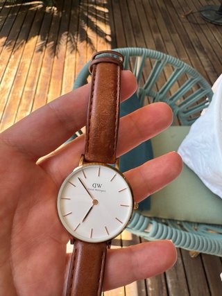 Reloj Daniel Wellington Cuero Dorado