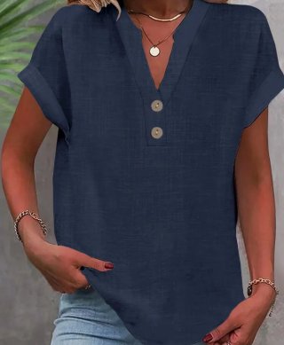Blusa sin mangas verde mujer