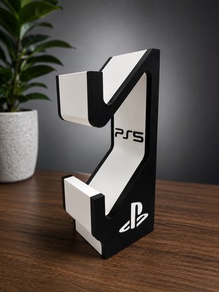 Soporte PS5 Mando y Auriculares Impresión 3D