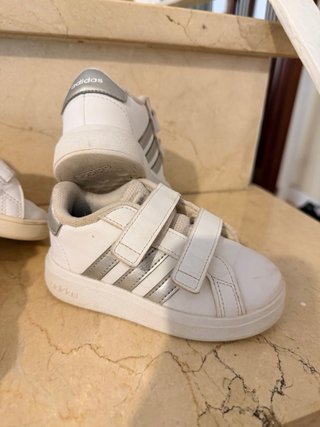 Zapatillas deportivas niño azul y blanco