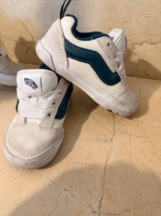 Zapatillas deportivas niño azul y blanco