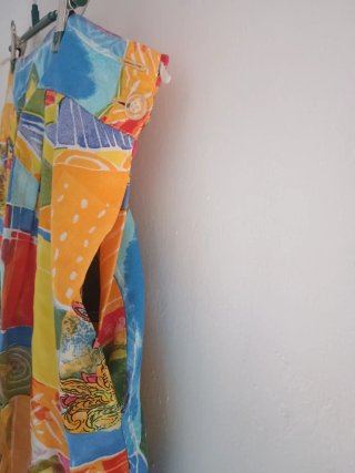 3x2 Falda Pantalón Vintage Multicolor