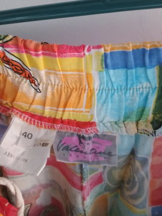 3x2 Falda Pantalón Vintage Multicolor
