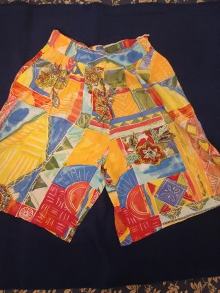 3x2 Falda Pantalón Vintage Multicolor