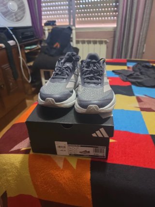 Zapatillas Adidas Gris/Blanco Talla 43.5