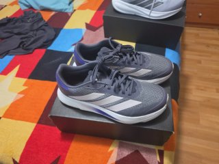 Zapatillas Adidas Gris/Blanco Talla 43.5