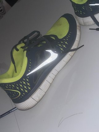 Zapatilla Nike Free Run 3 Negro/Verde