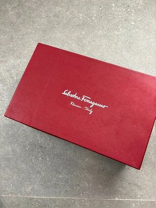 Mocassino Loafer Salvatore Ferragamo 100% vera Pelle Suola Gommata Con Dustbag