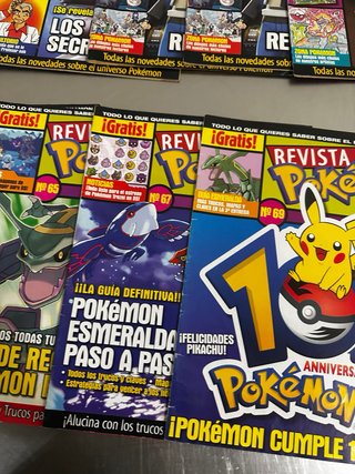 Lote 35 Revistas Pokémon