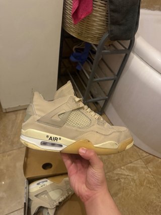 NIKE AIR JORDAN 4 X OFF WHITE TAGLIA 43