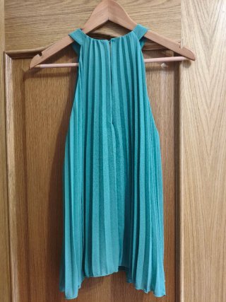Camiseta halter verde talla 36
