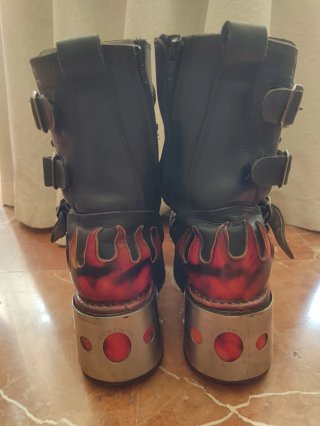 Botas New Rock Flames Talla 42
