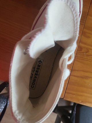 Converse All Star Beige/Blanco Talla 39