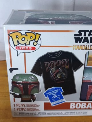 Funko Pop! & Tee Boba Fett The Mandalorian
