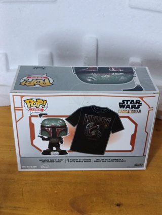 Funko Pop! & Tee Boba Fett The Mandalorian
