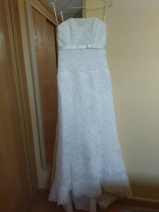 Vestido de Novia Blanco+cancan. Precio negociable
