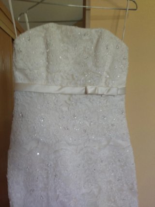 Vestido de Novia Blanco+cancan. Precio negociable