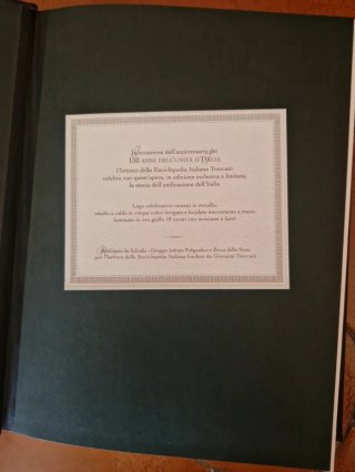 Enciclopedia Italiana Treccani - Edizione Unità d'