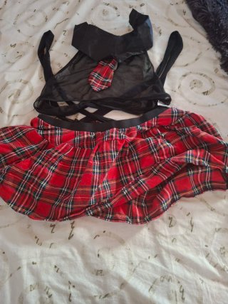 Disfraz sexy colegiala talla única