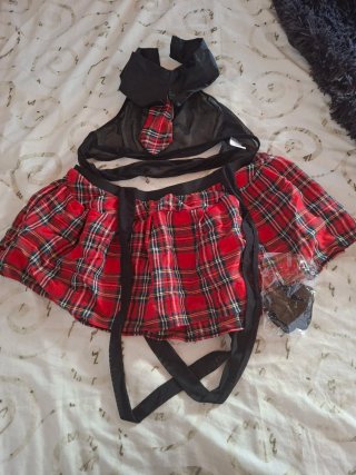Disfraz sexy colegiala talla única