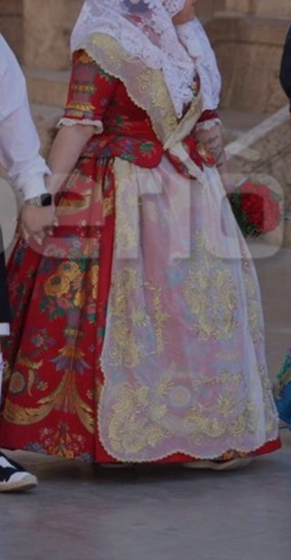 Traje de Fallera Rojo