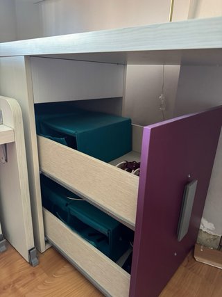 Dormitorio juvenil madera moderno