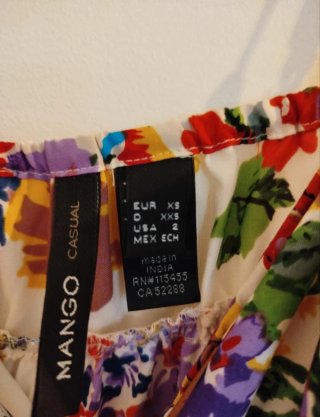 Vestido largo estampado floral
