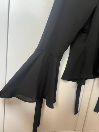 Blusa Zara volantes manga acampanada