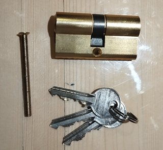 Bombín Cerradura 60mm + 3 Llaves