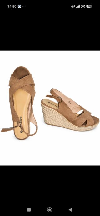 Sandalias cuña Inside talla 40