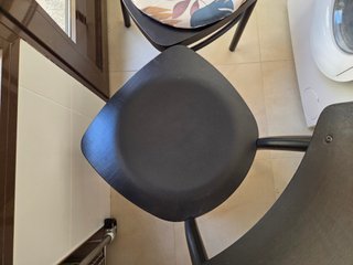 Set 2 Sillas Idolf Ikea Madera Negra
