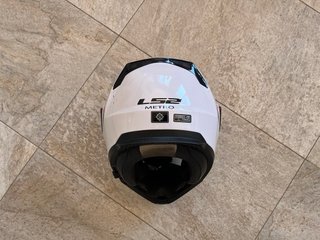 Casco de moto LS2 METRO blanco Talla M